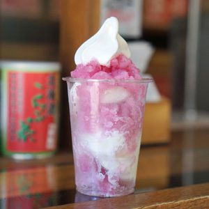 玉翠園 サンルージュかき氷ソフトクリーム